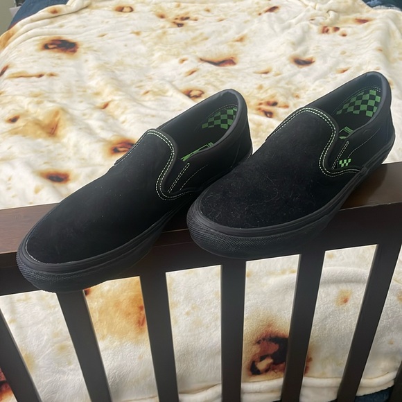 Vans Other - Vans Skate Slip-On Black/Green